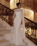White Chiffon Cape