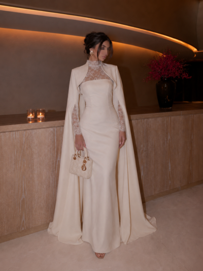 White Lace Cape