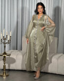 Olive Green Organza